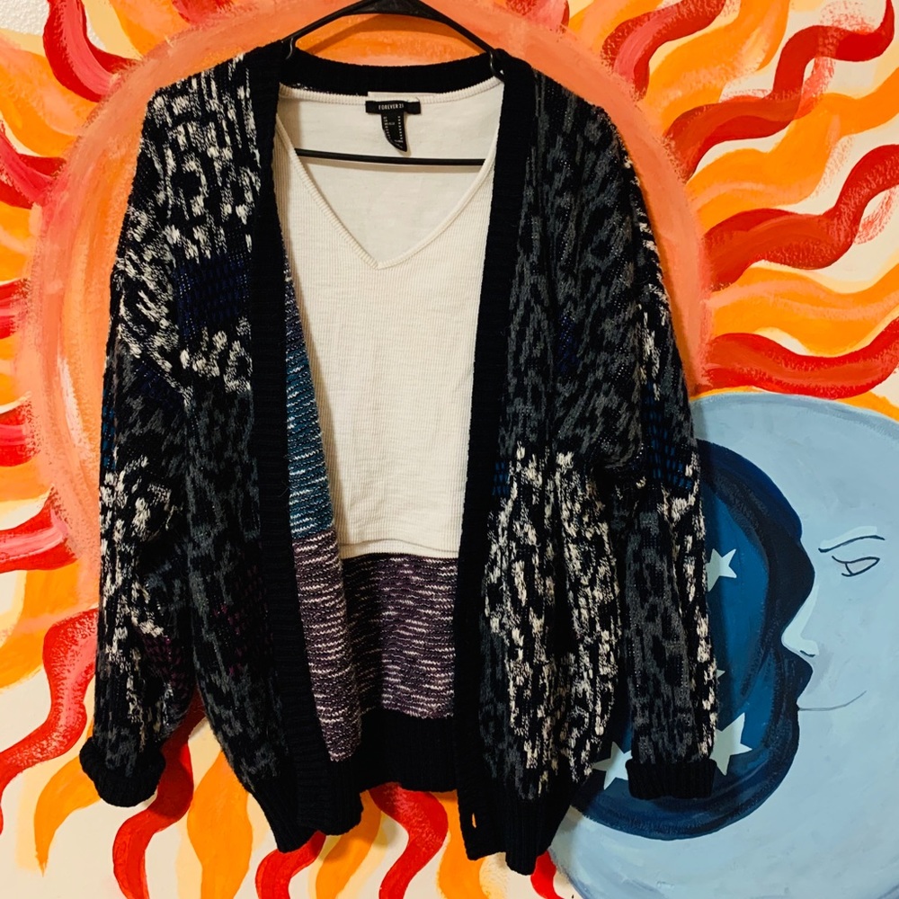 90s chunky cardigan